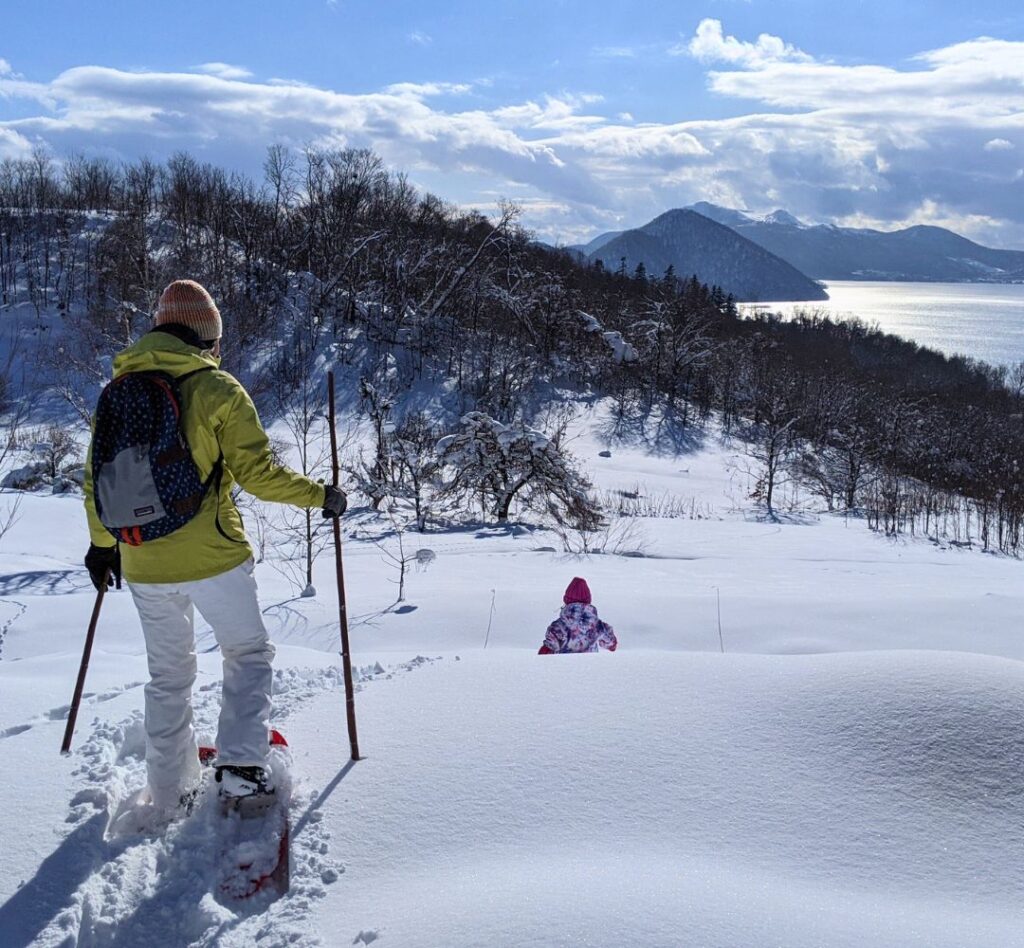 洞爺ガイドセンター ウィンターシーズンツアー 洞爺湖スノーシュー